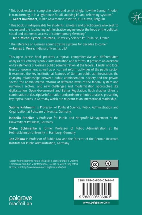 Produktbild: Public Administration in Germany