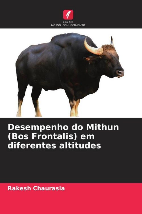 Produktbild: Desempenho do Mithun (Bos Frontalis) em diferentes altitudes