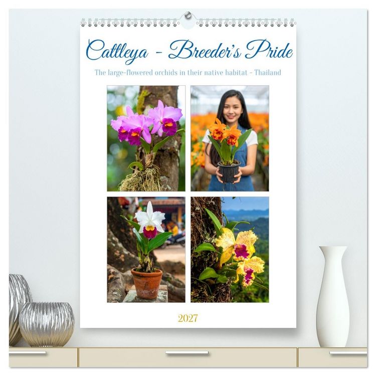 Produktbild: Cattleya - Breeder's Pride (High Quality Premium Wall Calendar 2027 DIN A2 portrait),CALVENDO 12 Month Wall Calendar