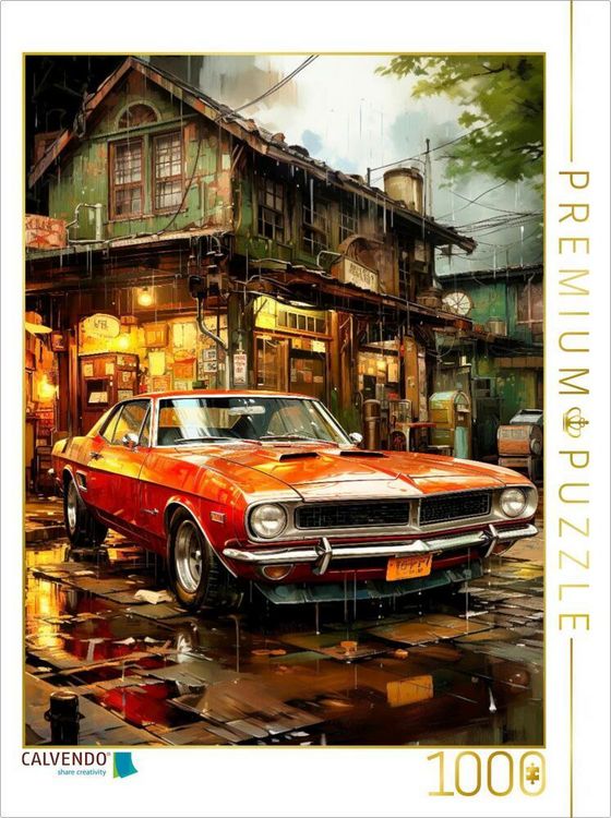 Produktbild: CALVENDO Puzzle Oldtimer | 1000 Teile Lege-Gr&ouml;&szlig;e 64x48cm Foto-Puzzle f&uuml;r gl&uuml;ckliche Stunden