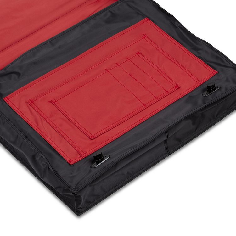 Produktbild: ARISTO Zeichenplattentasche A4 Carry Bag, schwarz, Innenseite rot