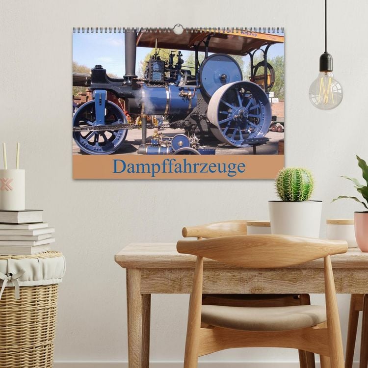 Produktbild: Dampffahrzeuge (Wandkalender 2026 DIN A3 quer), CALVENDO Monatskalender