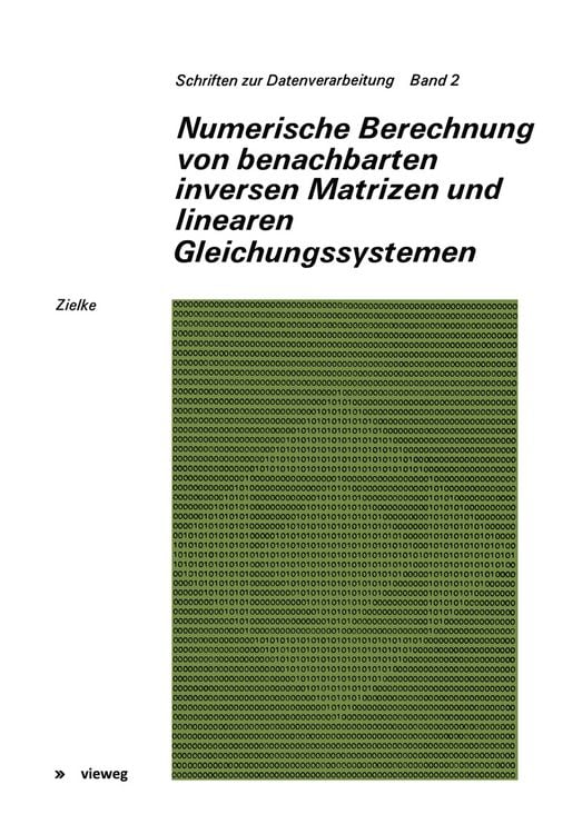 Produktbild: Numerische Berechnung von benachbarten inversen Matrizen und linearen Gleichungssystemen