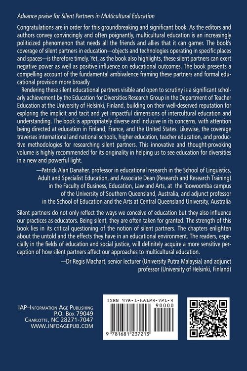 Produktbild: Silent Partners in Multicultural Education
