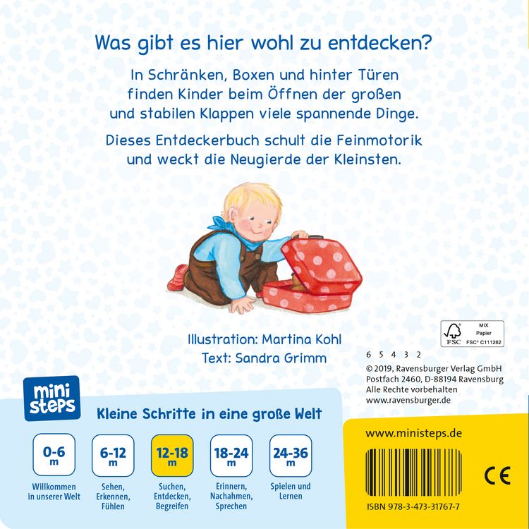 Ravensburger Ministeps: Mein Ri-Ra-Rasselbuch – Für Babys Ab 3 Monaten
