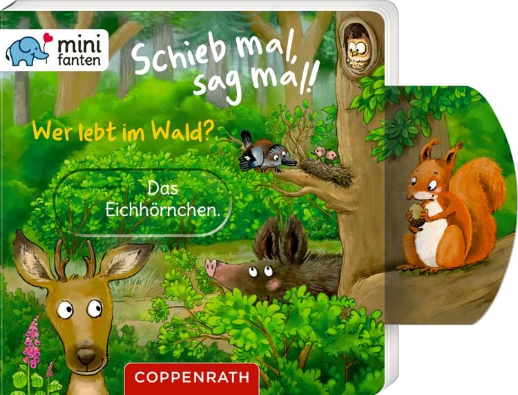 Produktbild: Minifanten 48: Schieb mal, sag mal! Wer lebt im Wald?