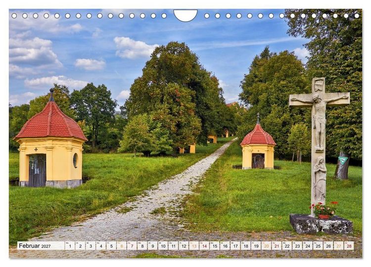 Produktbild: Ellwangen - Jagst im Ostalbkreis (Wandkalender 2027 DIN A4 quer), CALVENDO Monatskalender