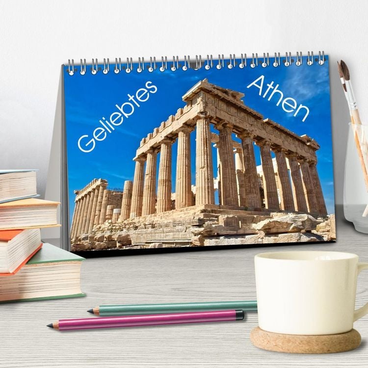 Produktbild: Geliebtes Athen (Tischkalender 2026 DIN A5 quer), CALVENDO Monatskalender