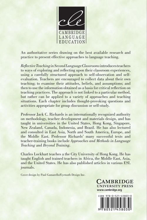 Produktbild: Reflective Teaching in Second Language Classrooms