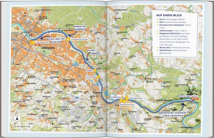 Produktbild: DUMONT Radelzeit auf dem Elberadweg