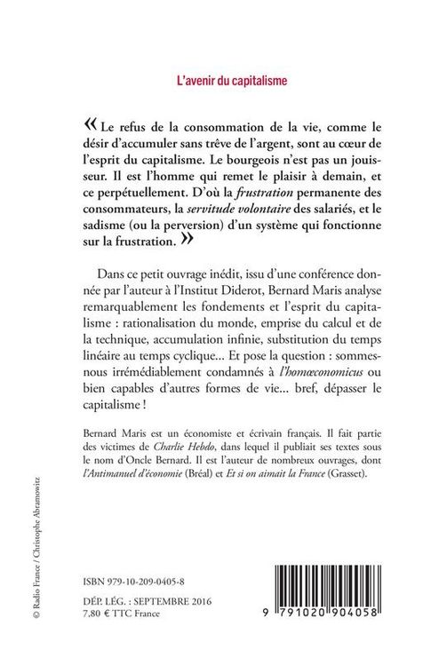 Produktbild: L'avenir du capitalisme