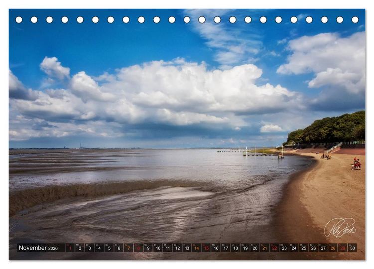 Produktbild: Friesland - Nordseebad Dangast / CH-Version (Tischkalender 2026 DIN A5 quer), CALVENDO Monatskalender