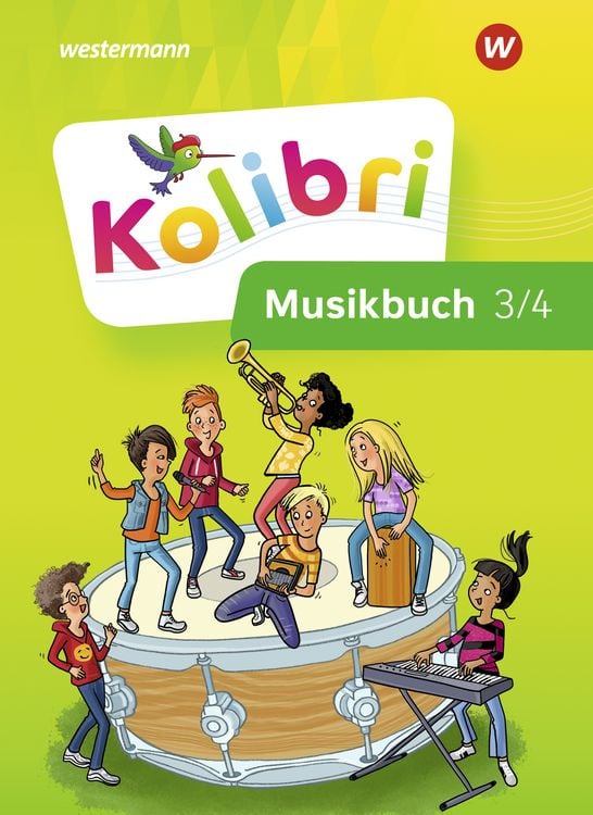 Produktbild: Kolibri 3 / 4. Musikbuch: Schulbuch. Allgemeine Ausgabe