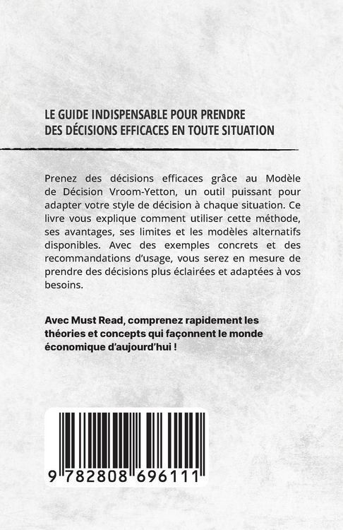 Produktbild: Le Mod&egrave;le De D&eacute;cision Vroom-Yetton