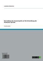 Produktbild: Der Einfluss der Frauenmystik auf die Entwicklung der deutschen Sprache