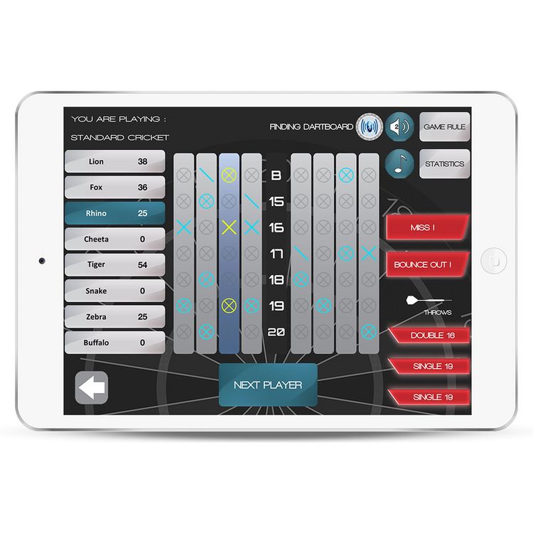 Produktbild: SMARTNESS ELEKTRONIK DARTBOARD TURBO CHARGER 4.0, 2-LOCH ABSTAND