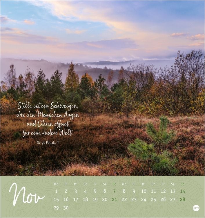 Produktbild: Stille Momente Postkartenkalender 2027