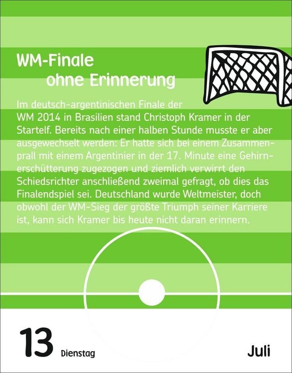 Produktbild: Fu&szlig;ballspa&szlig; f&uuml;r Kids Tagesabrei&szlig;kalender 2027 - Witze, lustige Spr&uuml;che und verr&uuml;ckte Fakten