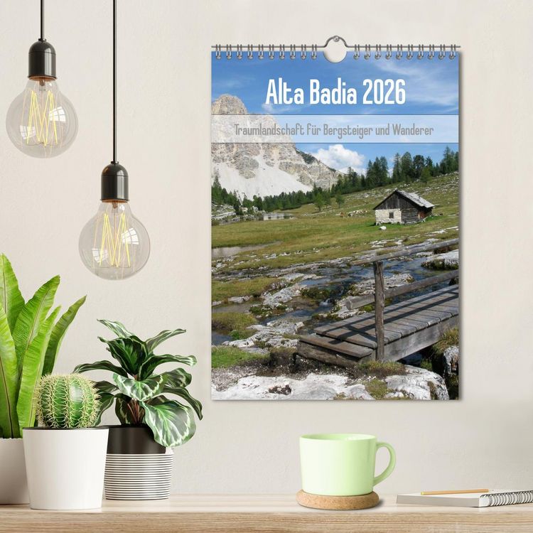 Produktbild: Alta Badia &ndash; Traumlandschaft f&uuml;r Bergsteiger und Wanderer (Wandkalender 2026 DIN A4 hoch), CALVENDO Monatskalender