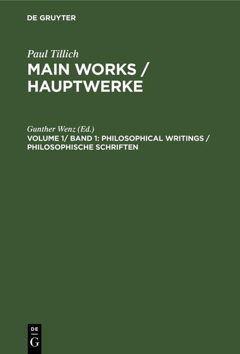 Produktbild: Philosophical Writings / Philosophische Schriften