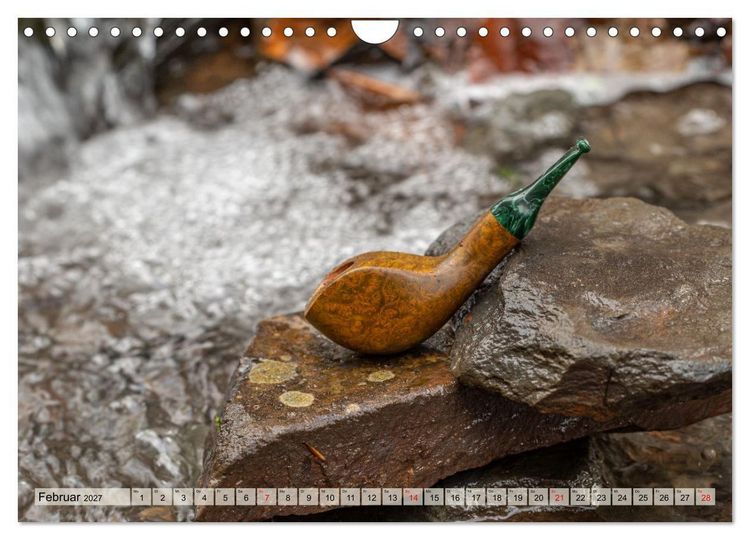Produktbild: Tabakpfeifenkunst (Wandkalender 2027 DIN A4 quer), CALVENDO Monatskalender