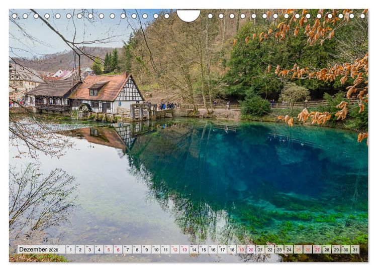 Produktbild: Blaubeuren Impressionen (Wandkalender 2026 DIN A4 quer), CALVENDO Monatskalender