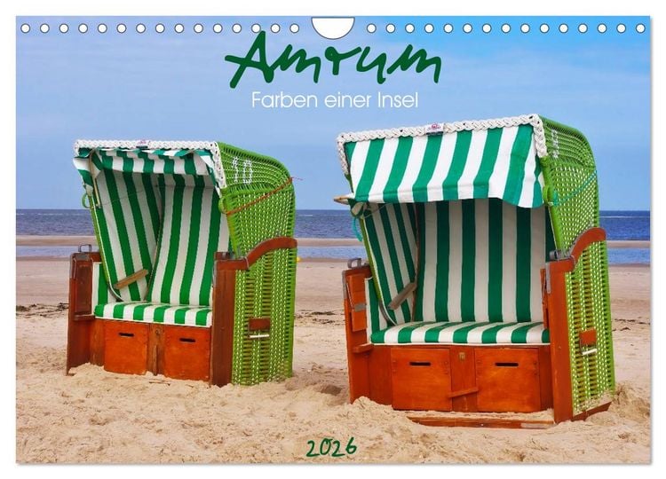 Produktbild: Amrum - Farben einer Insel (Wandkalender 2026 DIN A4 quer), CALVENDO Monatskalender