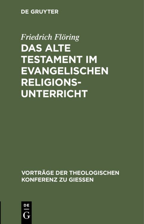Produktbild: Das Alte Testament im evangelischen Religionsunterricht