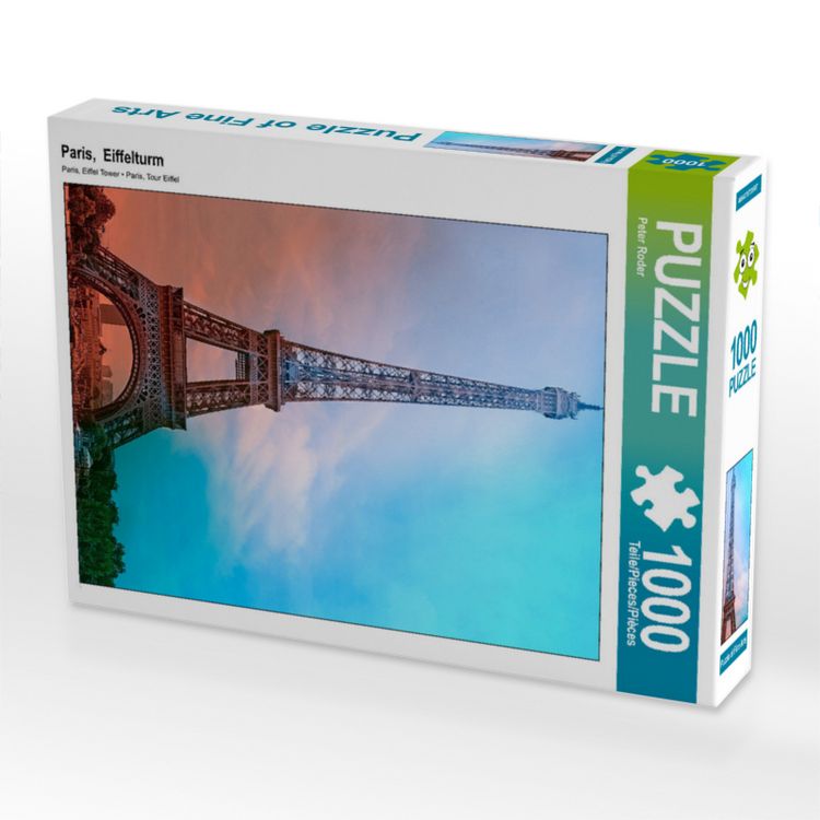 Produktbild: CALVENDO Puzzle Paris, Eiffelturm 1000 Teile Lege-Gr&ouml;&szlig;e 480 x 640 cm Foto-Puzzle Bild von Peter Roder