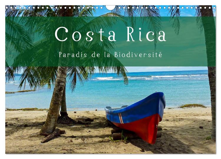 Produktbild: Costa Rica Paradis de la Biodiversit&eacute; (Calendrier mural 2026 DIN A3 vertical), CALVENDO calendrier mensuel