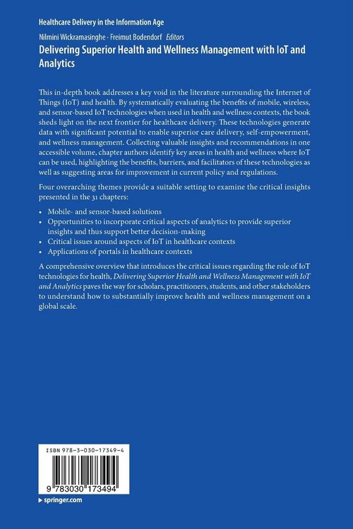 Produktbild: Delivering Superior Health and Wellness Management with IoT and Analytics