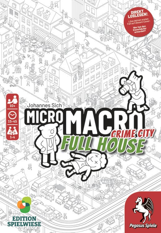 Produktbild: MicroMacro: Crime City 2 - Full House (Edition Spielwiese)