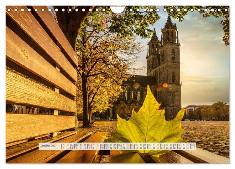 Produktbild: Sch&ouml;nes Magdeburg (Wandkalender 2027 DIN A4 quer), CALVENDO Monatskalender