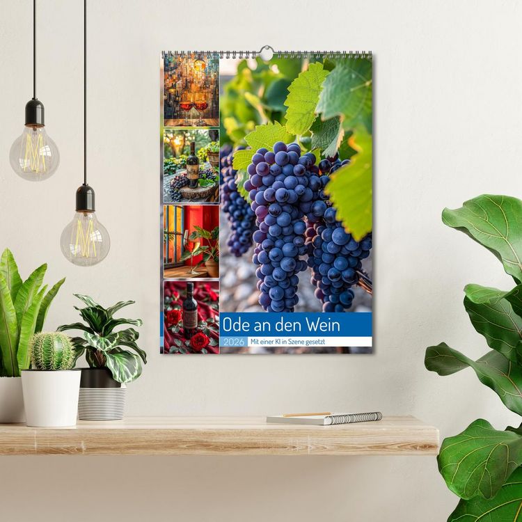 Produktbild: Ode an den Wein (Wandkalender 2026 DIN A3 hoch), CALVENDO Monatskalender