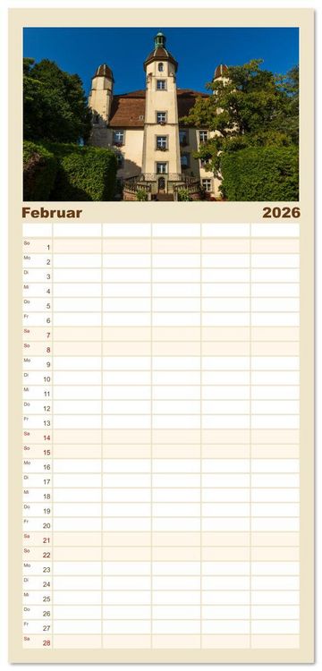 Produktbild: Familienplaner 2026 - Bad S&auml;ckingen - Charmantes St&auml;dtchen am Rhein mit 5 Spalten (Wandkalender, 21 x 45 cm) CALVENDO