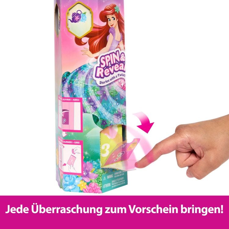 Produktbild: Disney Prinzessin Spin & Reveal Arielle