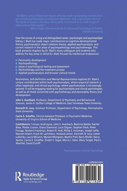 Produktbild: Relatedness, Self-Definition and Mental Representation