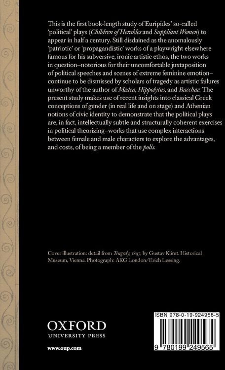 Produktbild: Gender and the City in Euripides' Political Plays