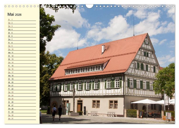 Produktbild: Stadtbummel durch Kirchheim unter Teck (Wandkalender 2026 DIN A3 quer), CALVENDO Monatskalender