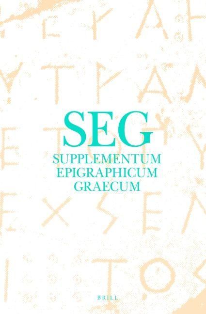 Produktbild: Supplementum Epigraphicum Graecum, Volume XXXVII (1987)