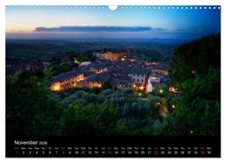 Produktbild: Magical Tuscany and Liguria (Wall Calendar 2026 DIN A3 landscape), CALVENDO 12 Month Wall Calendar