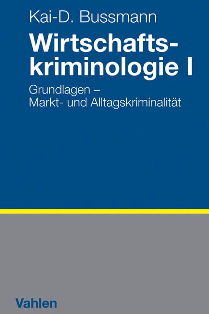 Produktbild: Wirtschaftskriminologie I