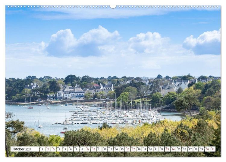 Produktbild: Hausbooturlaub Frankreich - Bretagne (hochwertiger Premium Wandkalender 2027 DIN A2 quer), Kunstdruck in Hochglanz