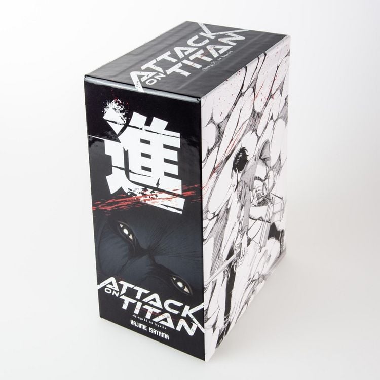 Produktbild: Attack on Titan, B&auml;nde 1-5 im Sammelschuber mit Extra