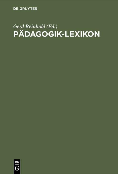 Produktbild: P&auml;dagogik-Lexikon