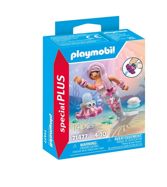 Produktbild: PLAYMOBIL 71477 Meerjungfrau mit Spritzkrake