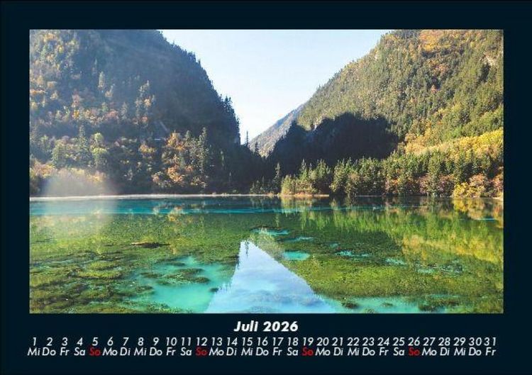 Produktbild: Die Seen der Erde 2026 Fotokalender DIN A5