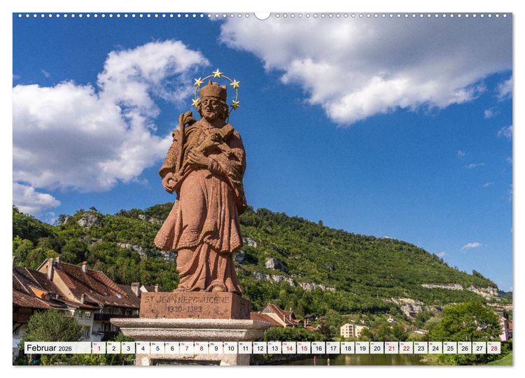 Produktbild: Schweiz - Saint-Ursanne (Wandkalender 2026 DIN A2 quer), CALVENDO Monatskalender