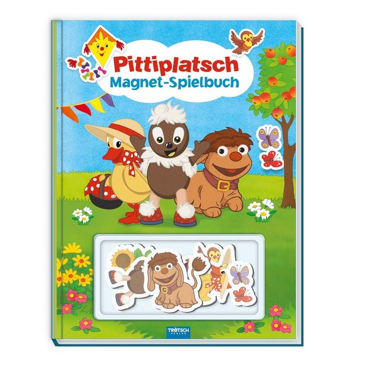 Produktbild: Tr&ouml;tsch Unser Sandm&auml;nnchen Magnet-Spielbuch Pittiplatsch Pappenbuch mit Magneten