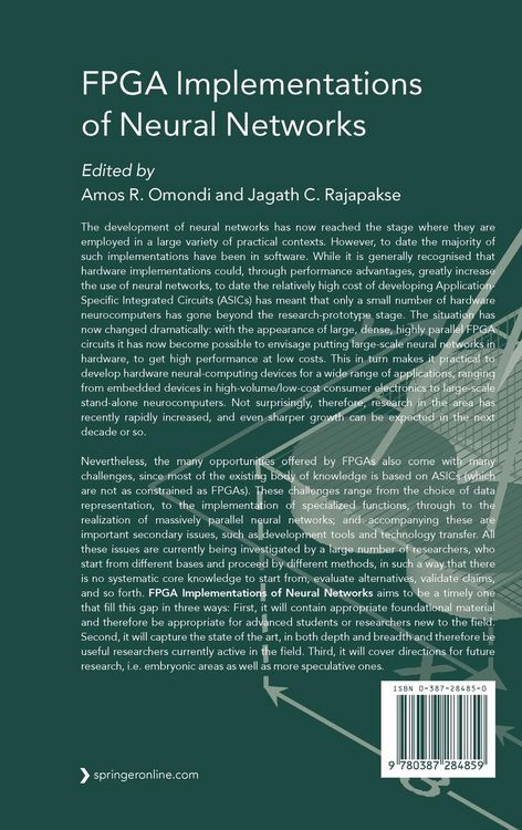 Produktbild: FPGA Implementations of Neural Networks